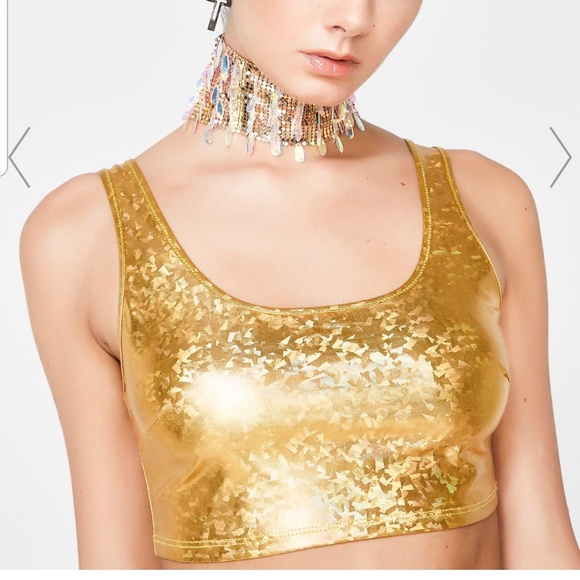 Dollskill  golden two piece set - Picture 1 of 8